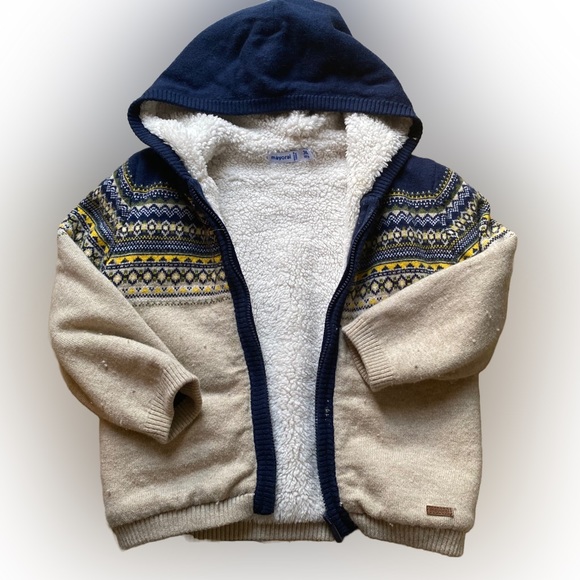 Mayoral Other - MAYORAL, hoodie, boy/girl, 36 months/3T, Sherpa lining